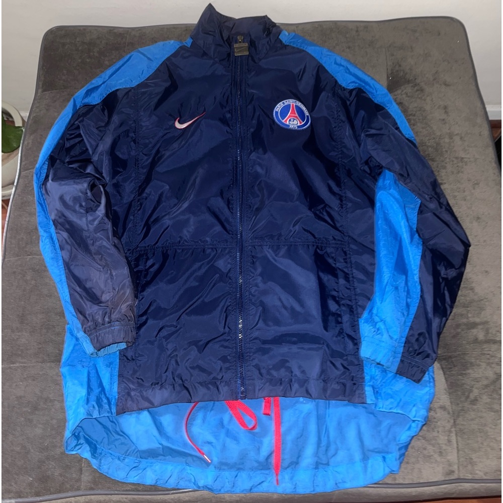 VTG Nike PSG Paris Saint Germain 90s  Soccer Windbreaker Jacket M